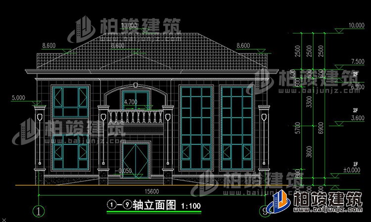 正立面图